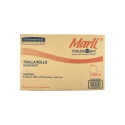 TOALLA EN ROLLO PARA MANOS MARLI ECOLOGICA 6/180 92244