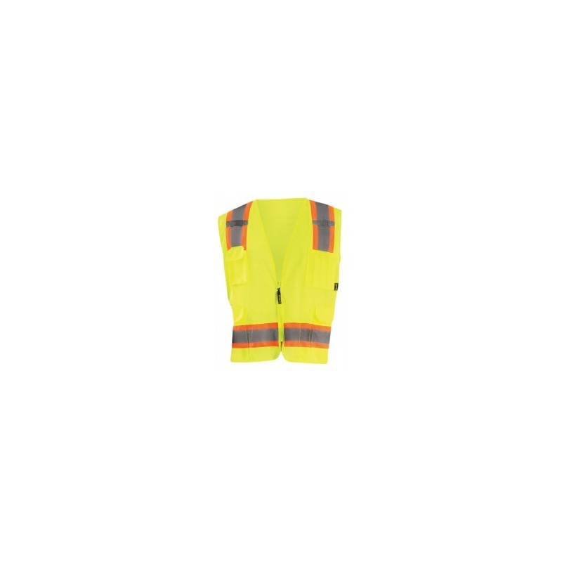 Chaleco de Alta Visibilidad Occunomix de Poliester Malla Amarillo ECO-ATRNSM-Y 1/1 127105