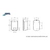 JABONERA A GRANEL HUMO AZUR  JOFEL 1/1 AC85000