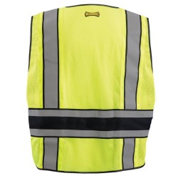 Chaleco de Alta Visibilidad Occunomix de Poliester Malla Amarillo LUX-DPS-DOR-R 1/1 127108