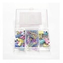 Clips Acco Essentials Pastel Surtido 1/130 pzas 203988