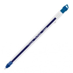 Plumas Azor Pin Point Punto Mediano Tinta Azul 1/12 Piezas 66244