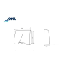 SECADOR DE MANOS TORNADO ÓPTICO BLANCO JOFEL 1/1 AA84126