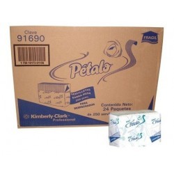 SERVILLETAS BARRAMESA PETALO 24/250  91690