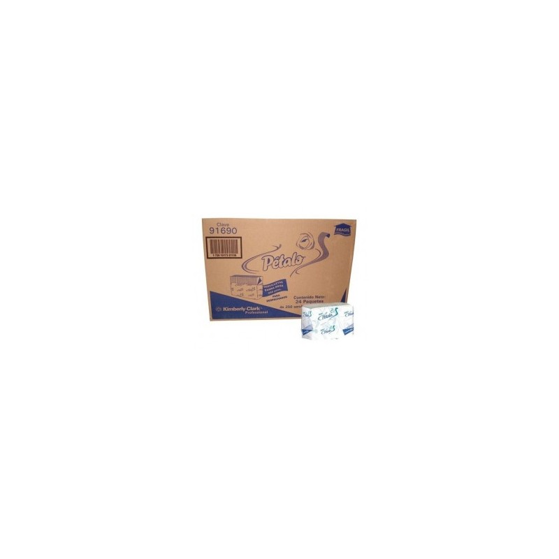 SERVILLETAS BARRAMESA PETALO 24/250  91690