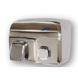 SECADOR DE MANOS ÍBERO INOXIDABLE BRILLO PULSADOR JOFEL  1/1 AA91126