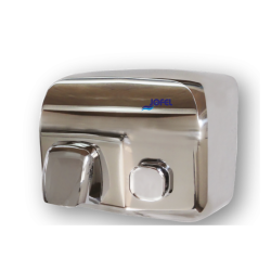SECADOR DE MANOS ÍBERO INOXIDABLE BRILLO PULSADOR JOFEL  1/1 AA91126