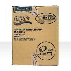 SERVILLETAS INTERFOLIADAS PETALO 24/250 91707