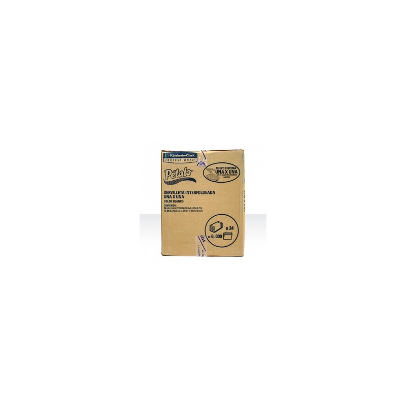 SERVILLETAS INTERFOLIADAS PETALO 24/250 91707