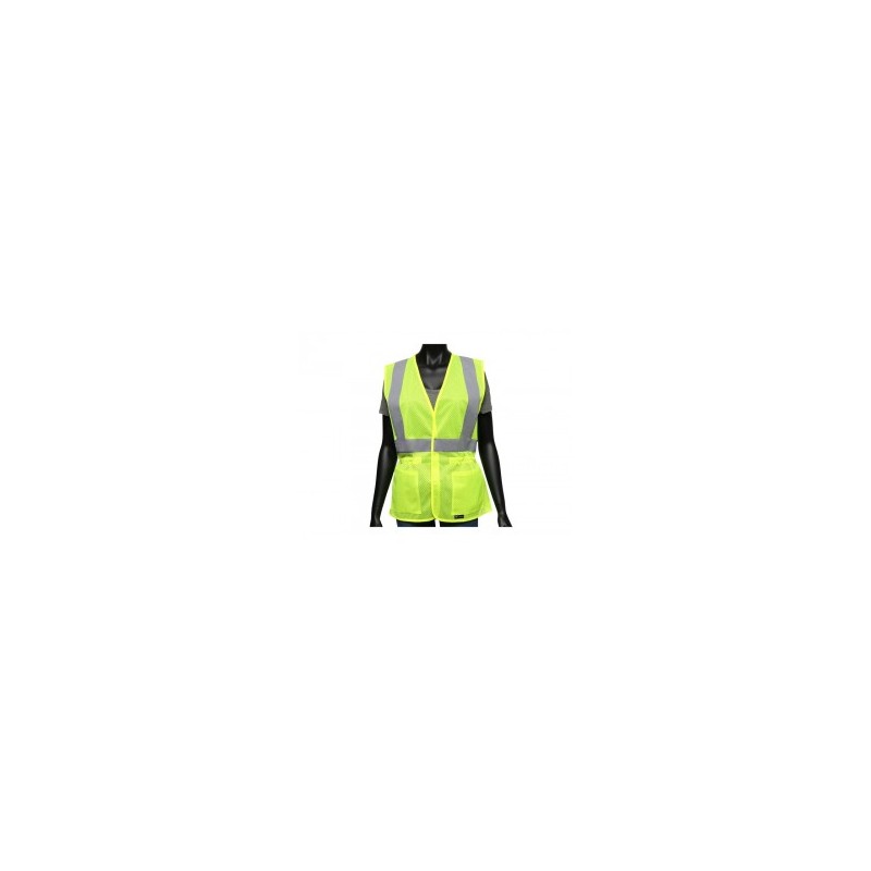Chaleco Femenino de Alta Visibilidad West Chester de Polyester Malla Amarillo 47207 1/1 127120