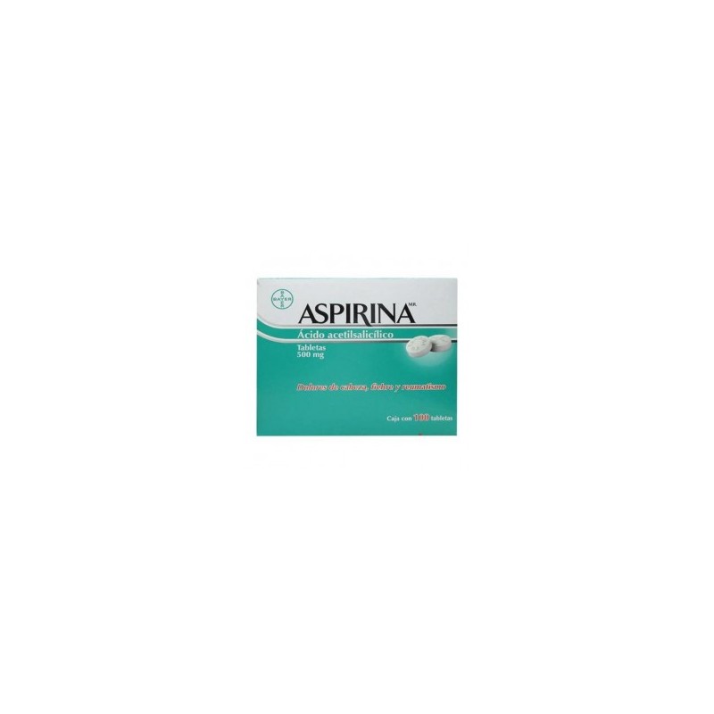 Analgésico Aspirina Acido Acetilsalicílico 500 Mg 1/100 849615