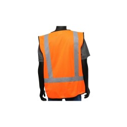 Chaleco de Alta Visibilidad West Chester de Polyester Solido Naranja 47212 1/1 127122