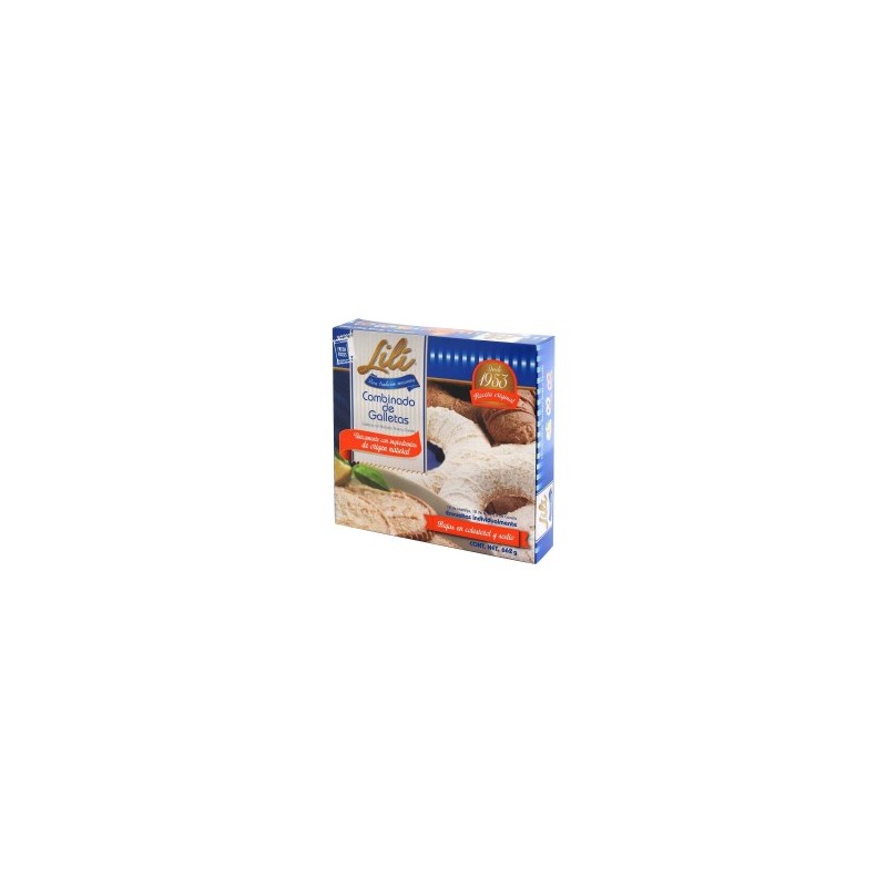 GALLETAS SURTIDAS LILI RECETA ORIGINAL 622 G 1/1 091145