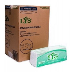 SERVILLETA TRADICIONAL LYS 12/500 91637