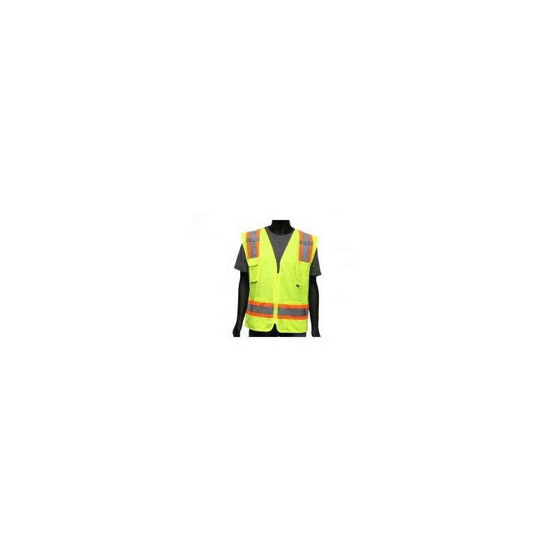 Chaleco de Alta Visibilidad West Chester de Poliester Solido Amarillo 47215 1/1 127123