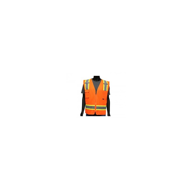 Chaleco de Alta Visibilidad West Chester de Polyester Solido Naranja 47216 1/1 127124