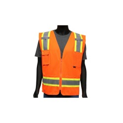 Chaleco de Alta Visibilidad West Chester de Polyester Solido Naranja 47216 1/1 127124