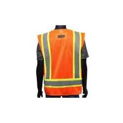 Chaleco de Alta Visibilidad West Chester de Polyester Solido Naranja 47216 1/1 127124