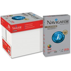 Paquete de Papel Bond Navigator Platinum Carta Blanco 90 gr 1/500 Hojas 46087