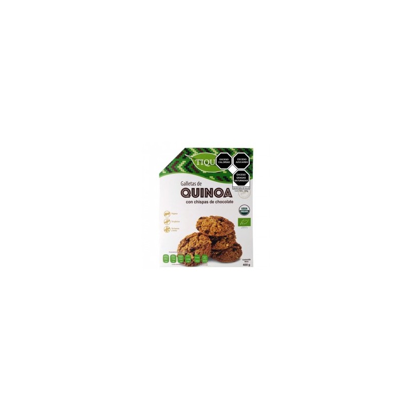 GALLETAS QUINOA CON CHISPAS DE CHOCOLATE 200G 1/1 632195