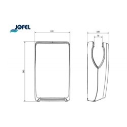 SECADOR DE MANOS JET TIFÓN FILTRO HEPA BLANCO EVAPORACIÓN AUTOMÁTICA 1/1 AA25126