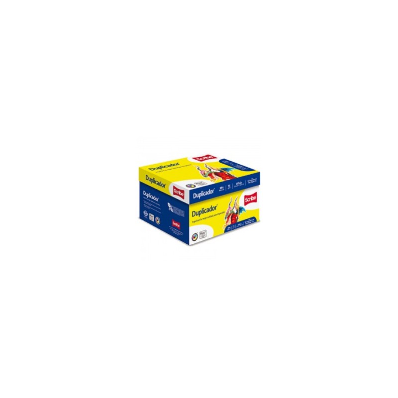 Caja de Papel Scribe Duplicador Oficio Blanco 75 gr 10/500 Hojas c/u 60382