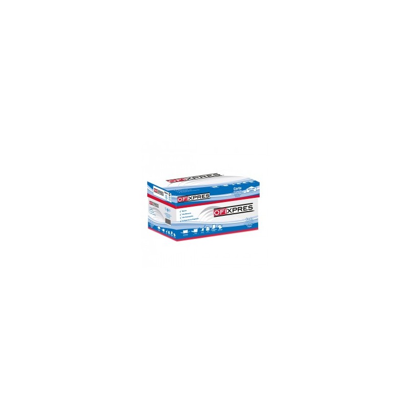 Caja de Papel Multiusos Ofixpres Carta Blanco 75 gr 10/500 Hojas c/u 61324