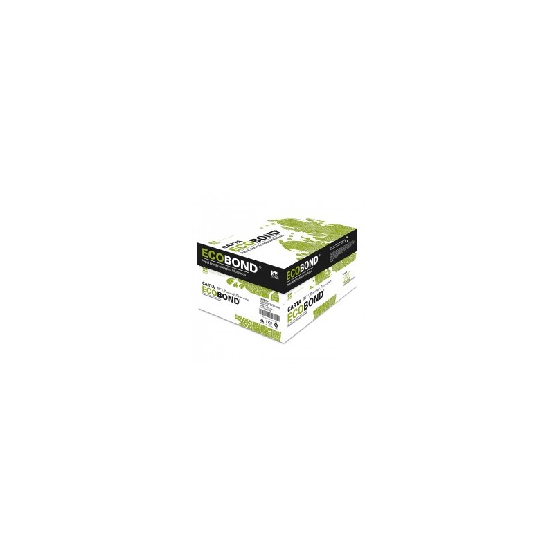 Caja de Papel Reciclado Copamex Ecobond Carta Blanco 75 gr 10/500 Hojas 63463