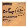 TOALLA INTERDOBLADA SANITAS 20/100 92231