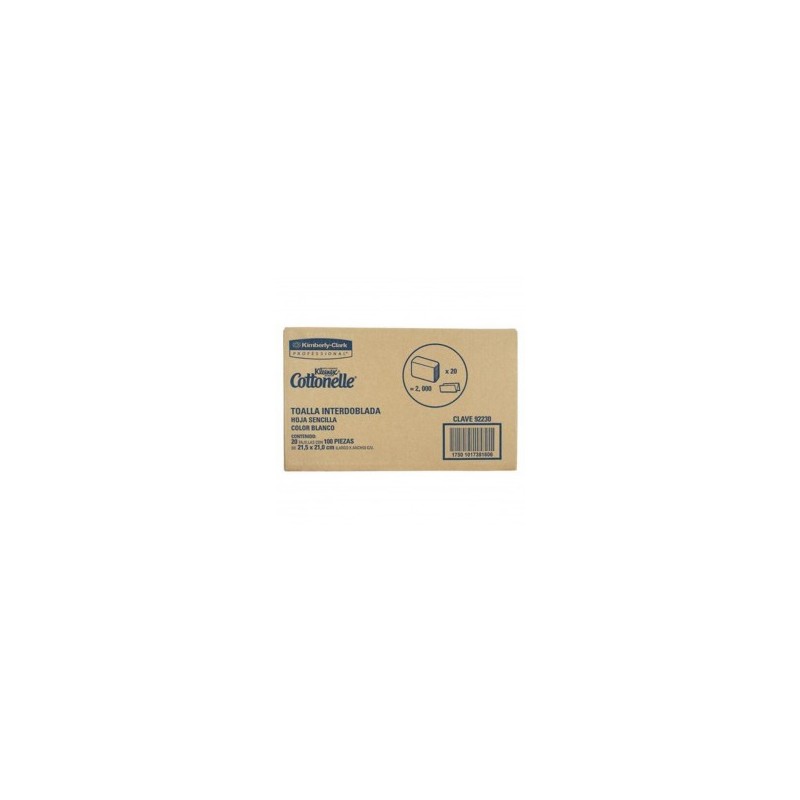 TOALLA INTERDOBLADA KLEENEX TAD 20/100 92230