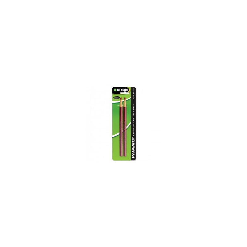 Marcador de Cera Dixon Phano Rojo 2 Piezas 1/2  20974