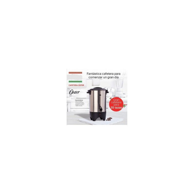 Cafetera Percoladora Oster 35 Tazas BVSTDC3390-013 1/1 177676