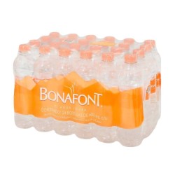 AGUA EMBOTELLADA 24 PZAS DE 600 ML BONAFONT 1/24 244992