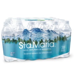 AGUA EMBOTELLADA 24 PZAS DE 500 ML SANTA MARIA 1/24 624038