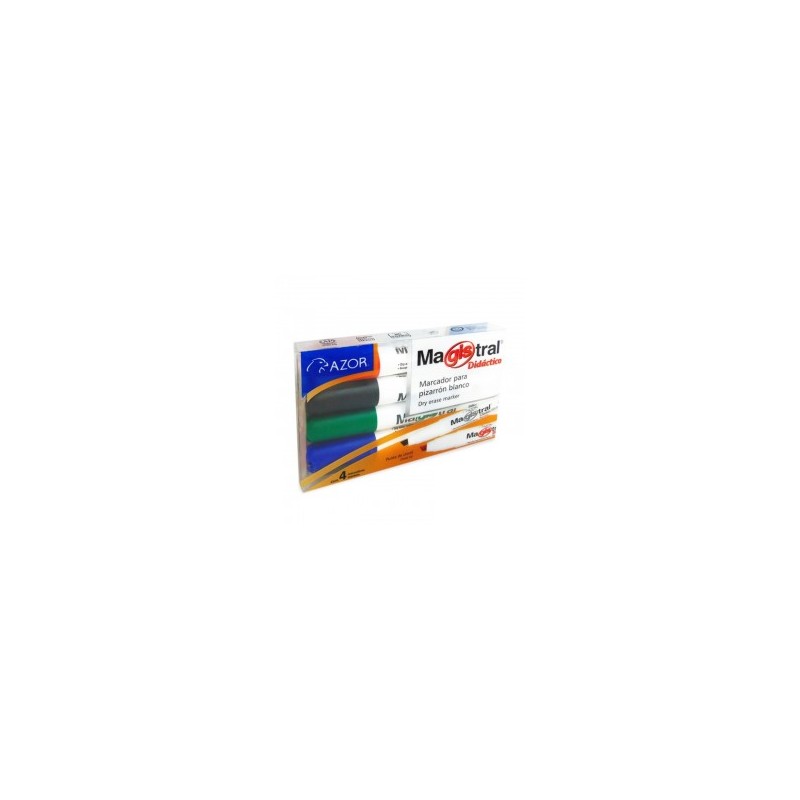 Marcador Azor Magistral Didáctico Colores 1/4 Piezas 10895