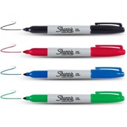 Marcador Permanente Sharpie Fine Colores 1/4 Piezas 40068