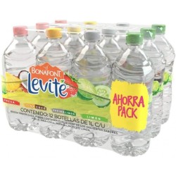 AGUA DE SABOR LEVITE DE BONAFONT 1 L 1/12 077629