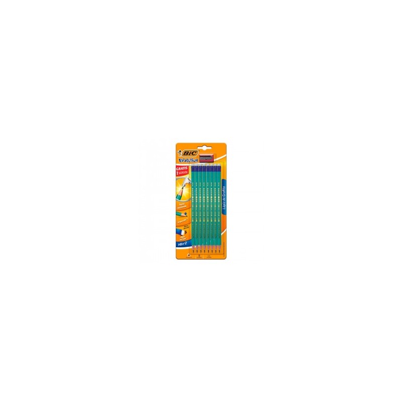 Lápiz Bic Evolution Turquesa 1/8 piezas 74102