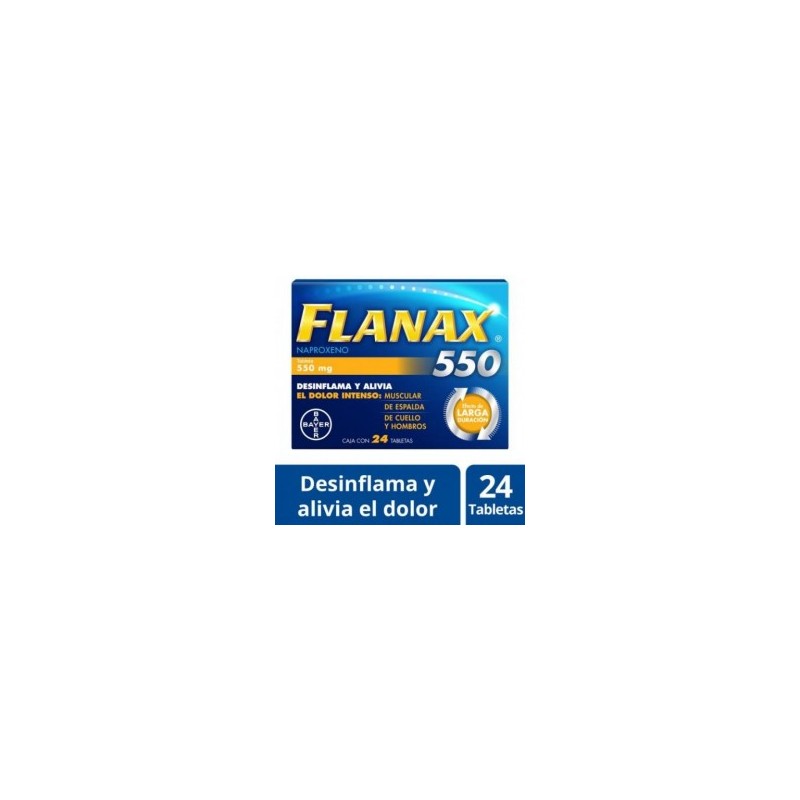Flanax 550 Analgésico Antiinflamatorio 1/24 498873