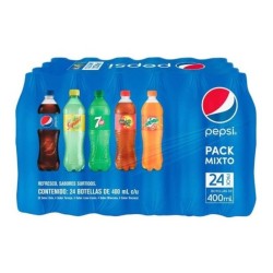 REFRESCO MIX DE PEPSI 24 BOTELLAS DE 400 ML 1/24  152549