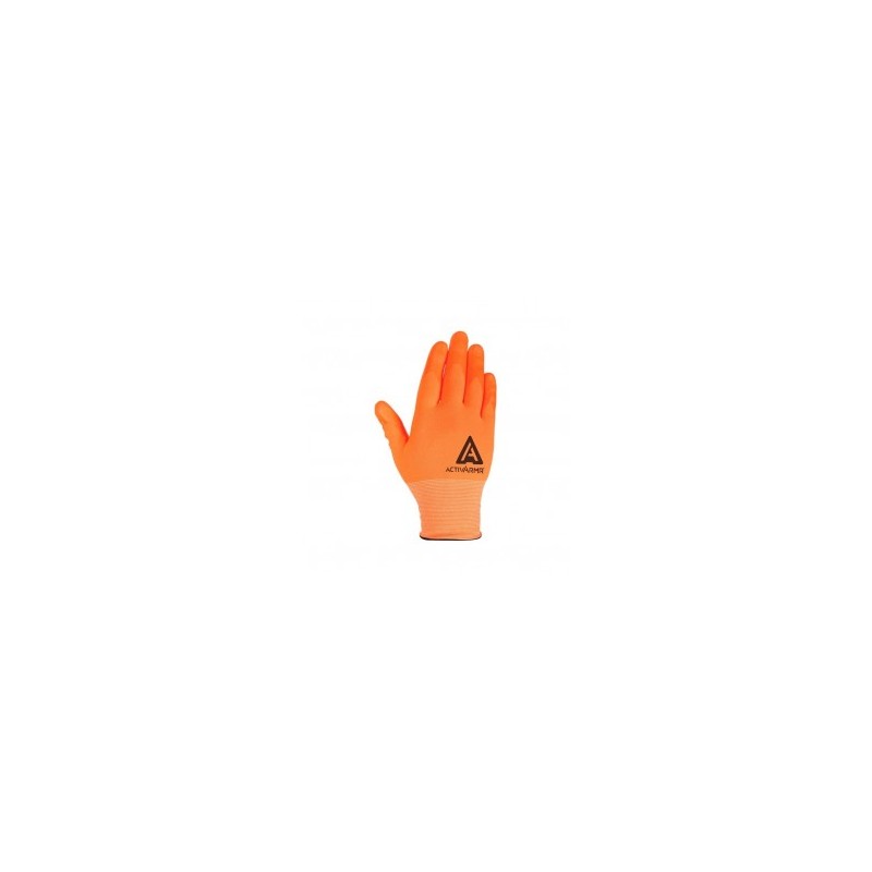 Guantes de Trabajo ActivArmr Hi-Viz de Nylon/Spandex Ansell 97-012 1/2 13825