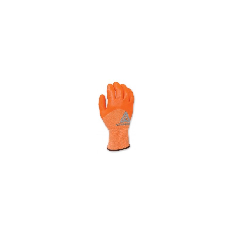 Guantes de Trabajo ActivArmr Hi-Viz de Nylon Ansell 97-100 1/2 13826