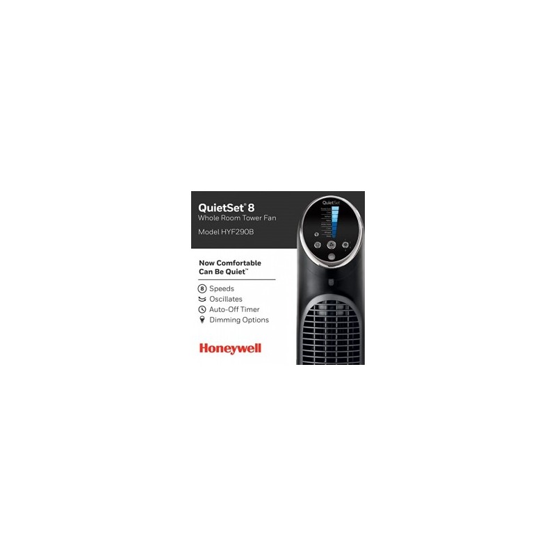Ventilador de Torre Honeywell 40 Pulgadas Quietset HYF290BMX 1/1 204347