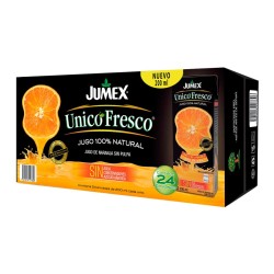 JUGO DE NARANJA UNICO FRESCO 200 ML JUMEX 1/24 091912