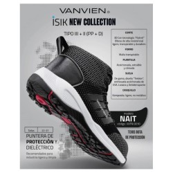 Tenis de Seguridad Dieléctricos Vanvien Isik Nait VVFN 0010 1/2 148105