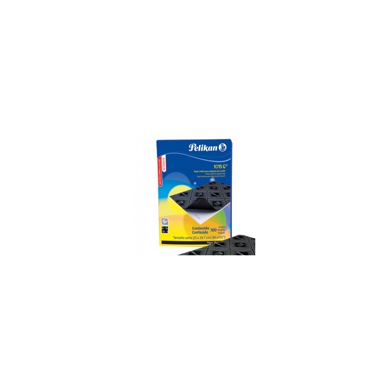 Papel Carbón Pelikan Carta 1015G 1/100 hojas 10604