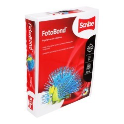 Paquete de Papel Bond Scribe Fotobond Carta Blanco 75 gr 10/500 Hojas 100097452