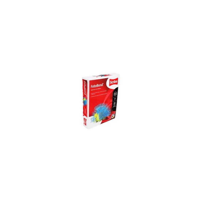 Paquete de Papel Bond Scribe Fotobond Carta Blanco 75 gr 10/500 Hojas 100097452
