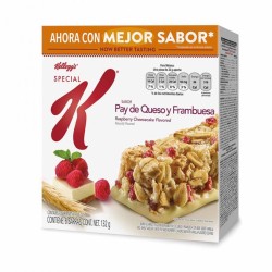 BARRAS DE CEREAL FRAMBUESA/PAY DE QUESO 132 GMS KELLOGGS 1/6 522734