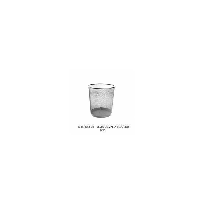BOTE DE BASURA SABLON MALLA REDONDO 1/12.5L 8054 GR